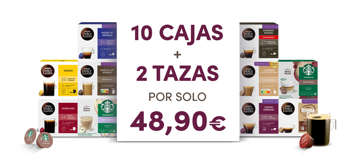 Combina 10 cajas y 2 tazas por 48.90€ header image