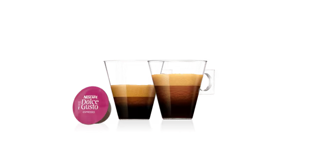 Cápsulas de Café Espresso y Ristretto - NESCAFÉ® Dolce Gusto® header image