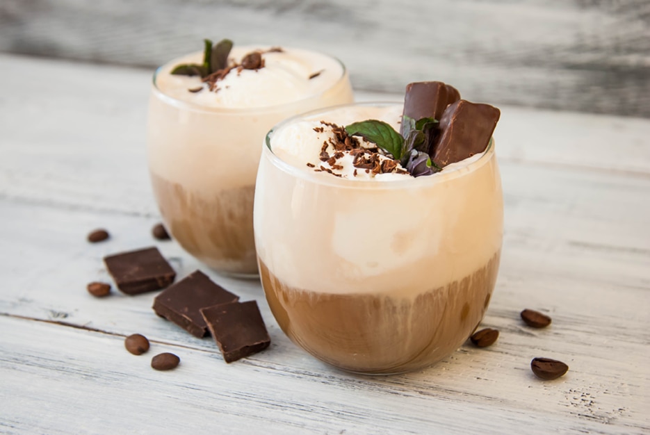 Frappé de chocolate