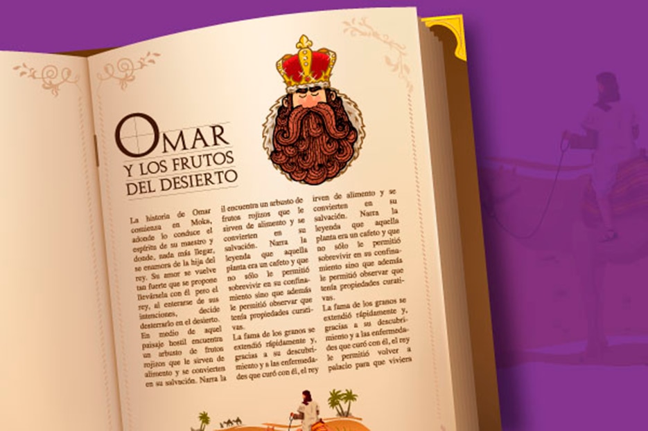 Leyendas sobre el origen del café: Omar y los frutos del desierto