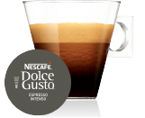 Espresso Intenso en taza de cristal