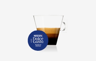 Espresso en taza de cristal