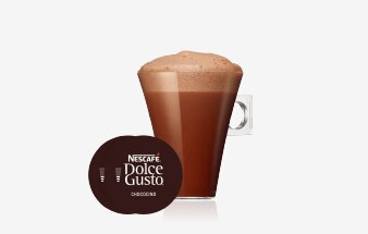 Chococino en taza de cristal