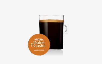 Grande Intenso en taza de cristal