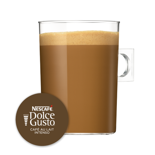 Cápsula con taza de Café Con Leche Intenso 16 Cápsulas de NESCAFÉ Dolce Gusto